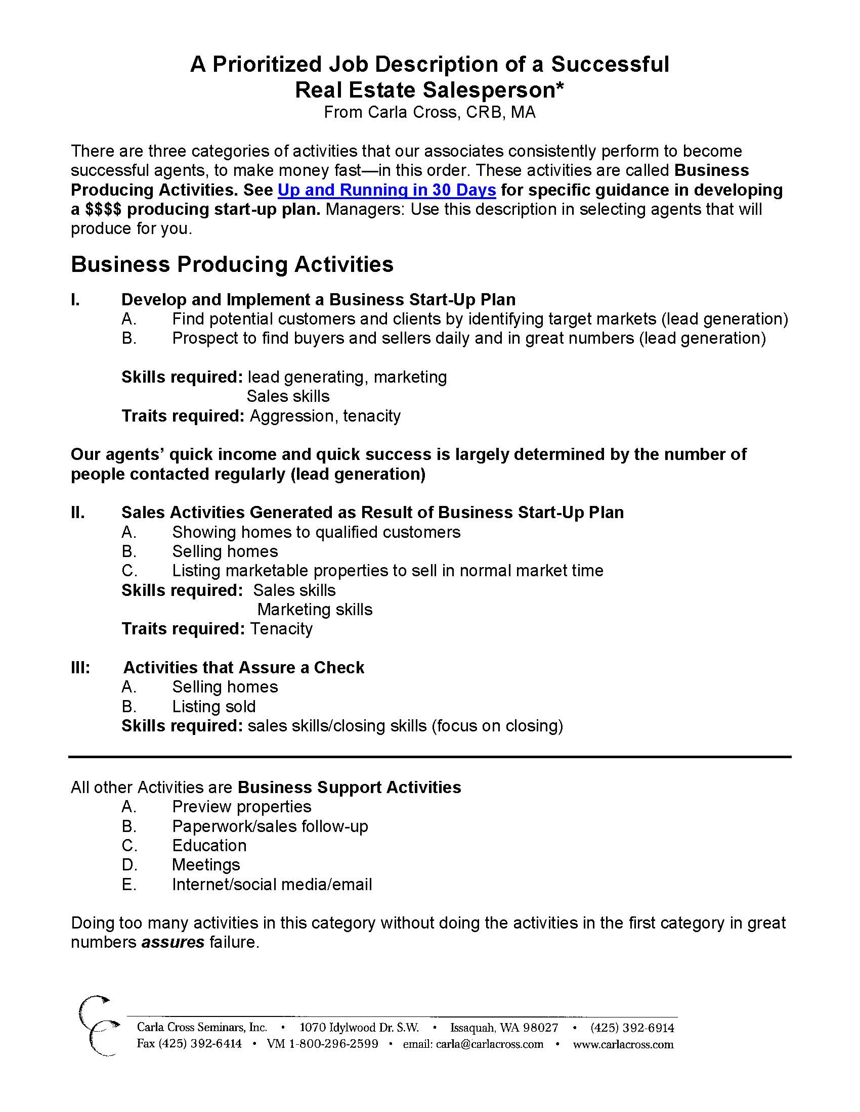 How to write up termination summary